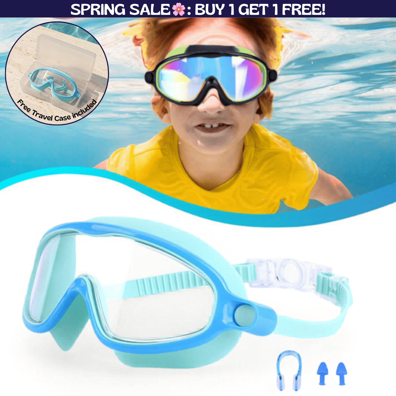 Nooche™ Clip-On Swim Goggles