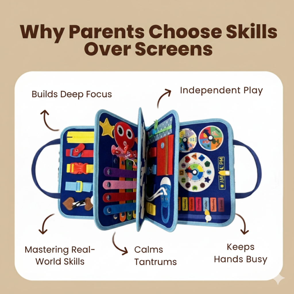 Nooche Montessori Busy Board